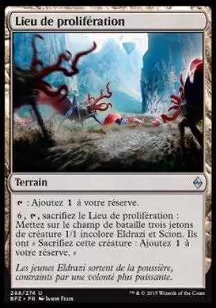 La Bataille de Zendikar - Lieu de prolifération