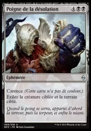 La Bataille de Zendikar - Poigne de la désolation
