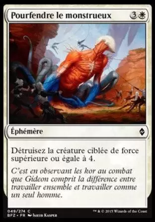 La Bataille de Zendikar - Pourfendre le monstrueux
