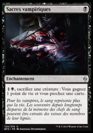 La Bataille de Zendikar - Sacres vampiriques