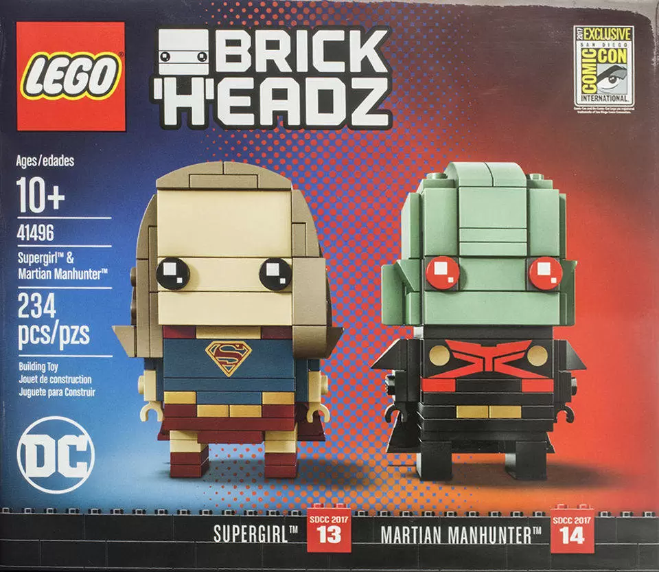LEGO BrickHeadz - 13 & 14 - Supergirl & Martian Manhunter