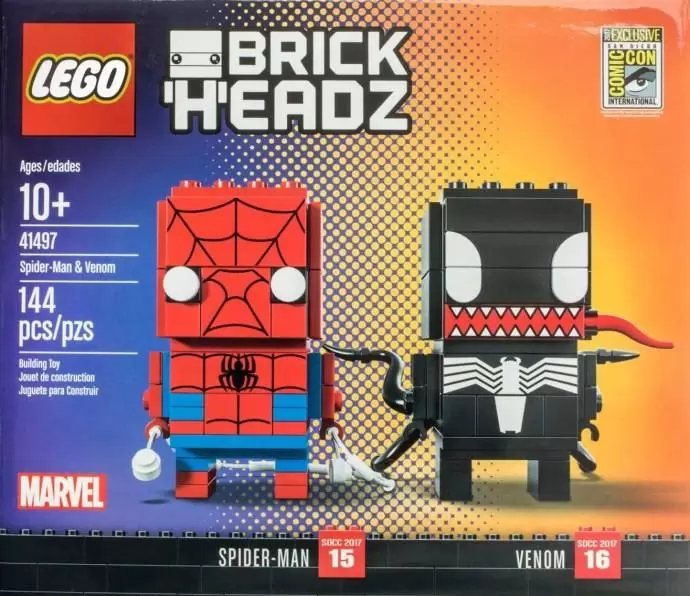 LEGO BrickHeadz - 15 & 16 - Spider-Man & Venom