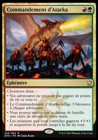 Les Dragons de Tarkir - Commandement d\'Atarka