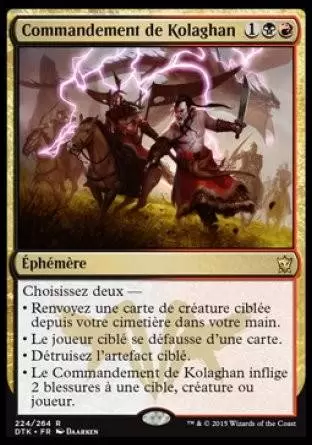 Les Dragons de Tarkir - Commandement de Kolaghan