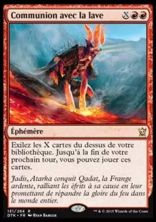 Les Dragons de Tarkir - Communion avec la lave