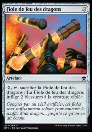 Les Dragons de Tarkir - Fiole de feu des dragons