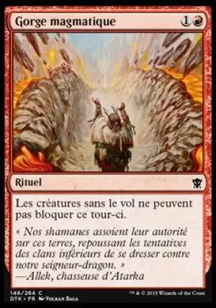 Les Dragons de Tarkir - Gorge magmatique