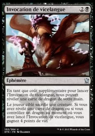 Les Dragons de Tarkir - Invocation de vicelangue