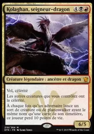 Les Dragons de Tarkir - Kolaghan, seigneur-dragon