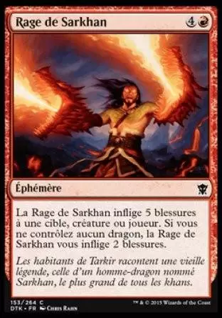 Les Dragons de Tarkir - Rage de Sarkhan