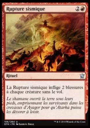 Les Dragons de Tarkir - Rupture sismique
