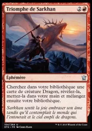 Les Dragons de Tarkir - Triomphe de Sarkhan