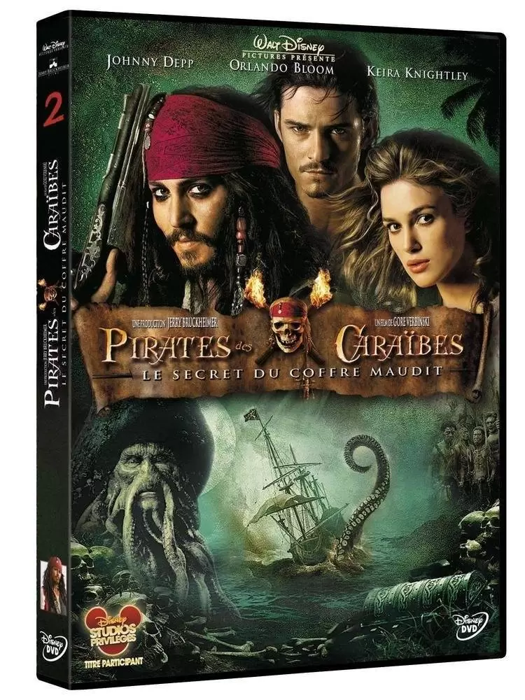 Pirates des Caraïbes - DVD Pirates des Caraïbes - Le Secret du Coffre Maudit