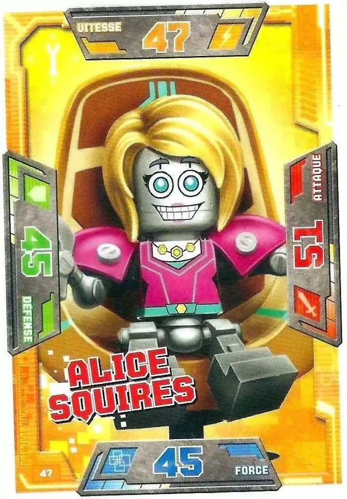 Cartes LEGO Nexo Knights - Alice Squires