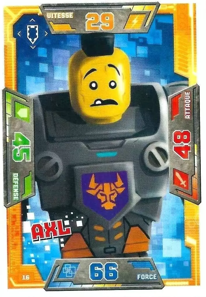 Cartes LEGO Nexo Knights - AXL