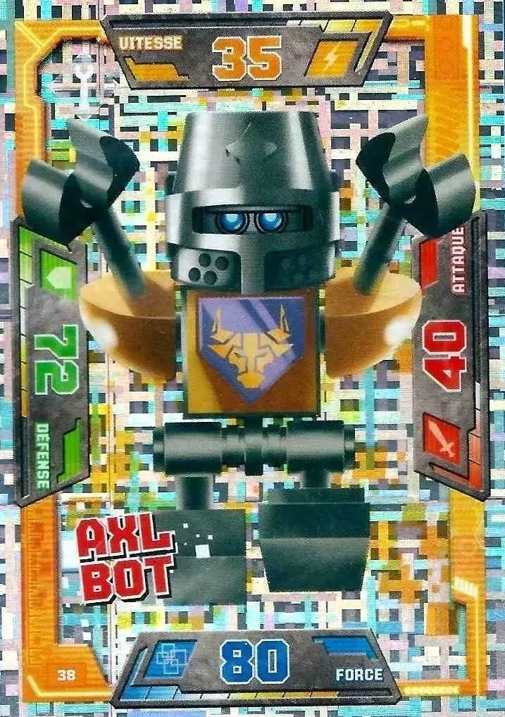 Cartes LEGO Nexo Knights - AXL Bot