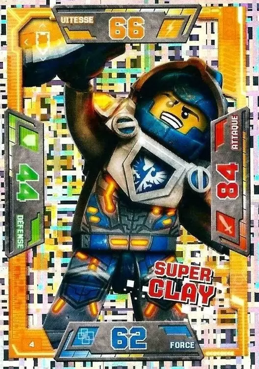 Cartes LEGO Nexo Knights - Super Clay