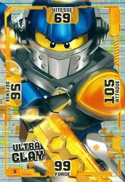 Cartes LEGO Nexo Knights - Ultra Clay