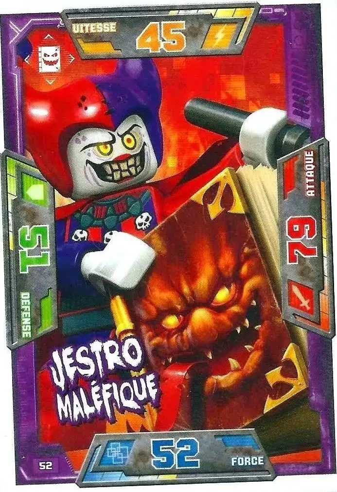 Cartes LEGO Nexo Knights - Jestro Maléfique