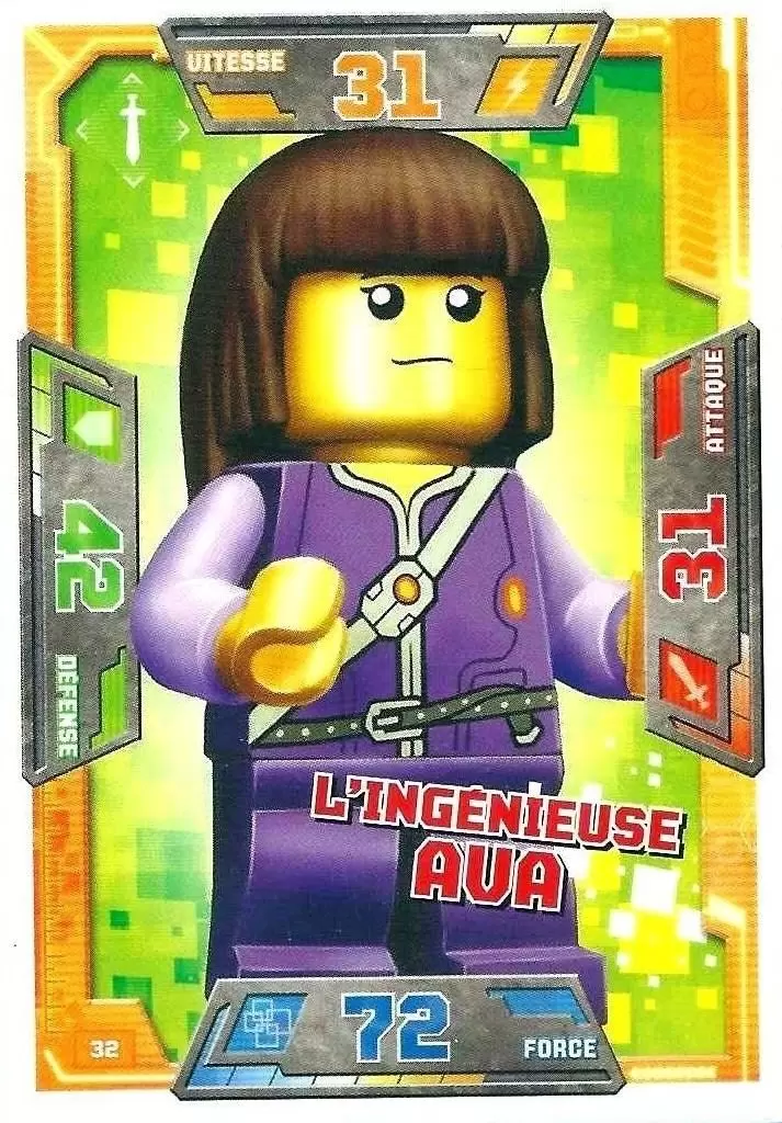 Cartes LEGO Nexo Knights - L\'Ingénieuse Ava