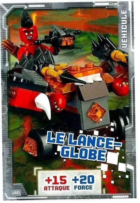Cartes LEGO Nexo Knights - Le Lance-Globe