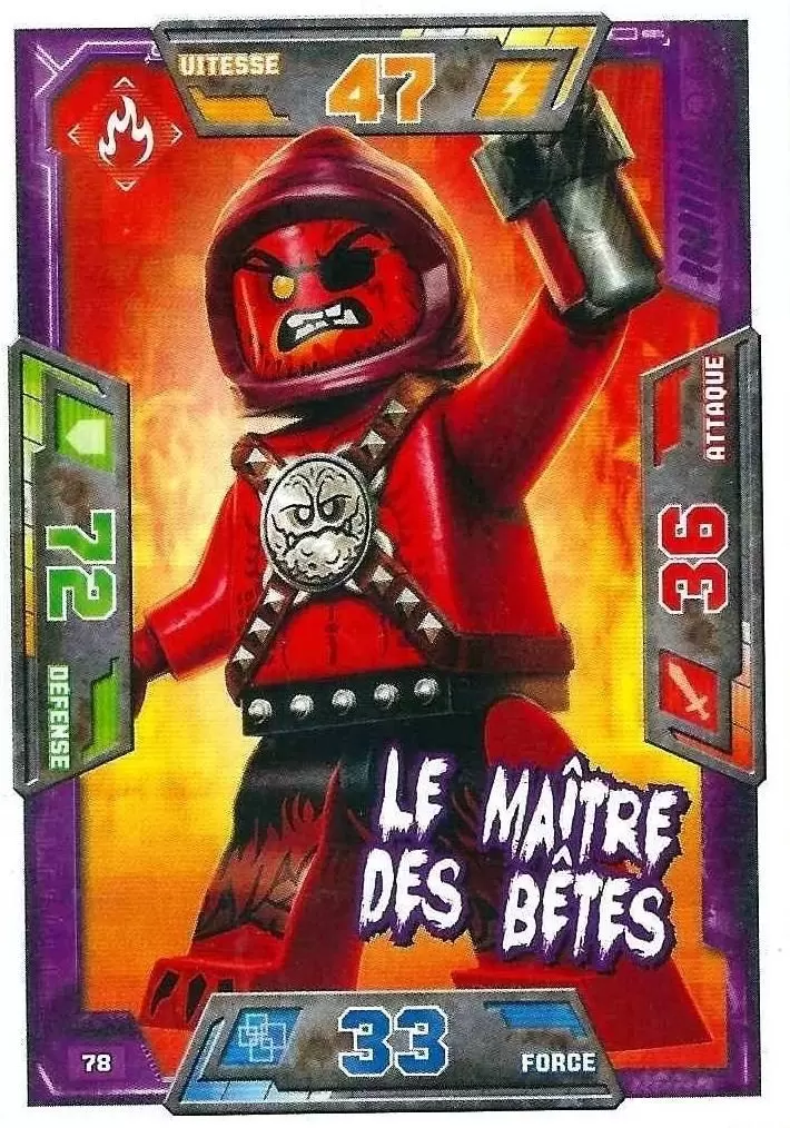 Cartes LEGO Nexo Knights - Le Maître des Bêtes