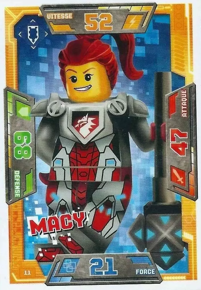 Cartes LEGO Nexo Knights - Macy