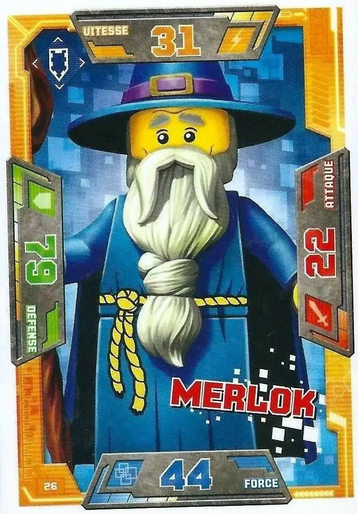 Cartes LEGO Nexo Knights - Merlok