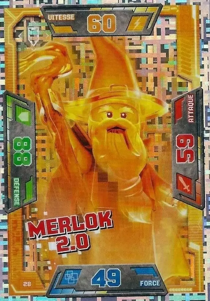 Cartes LEGO Nexo Knights - Merlok 2.0