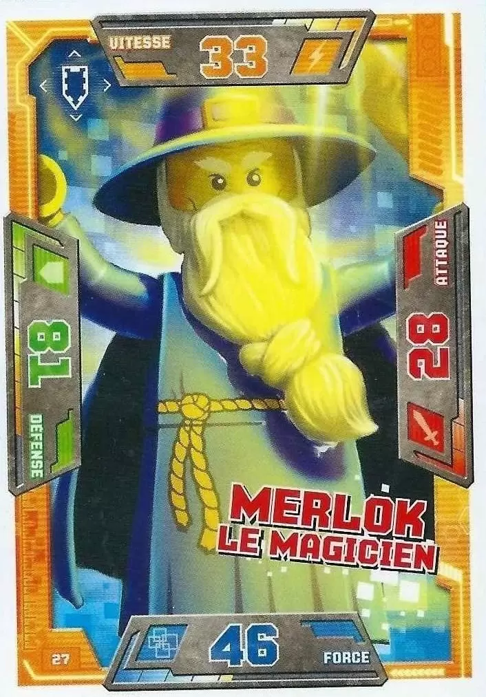 Cartes LEGO Nexo Knights - Merlok le Magicien