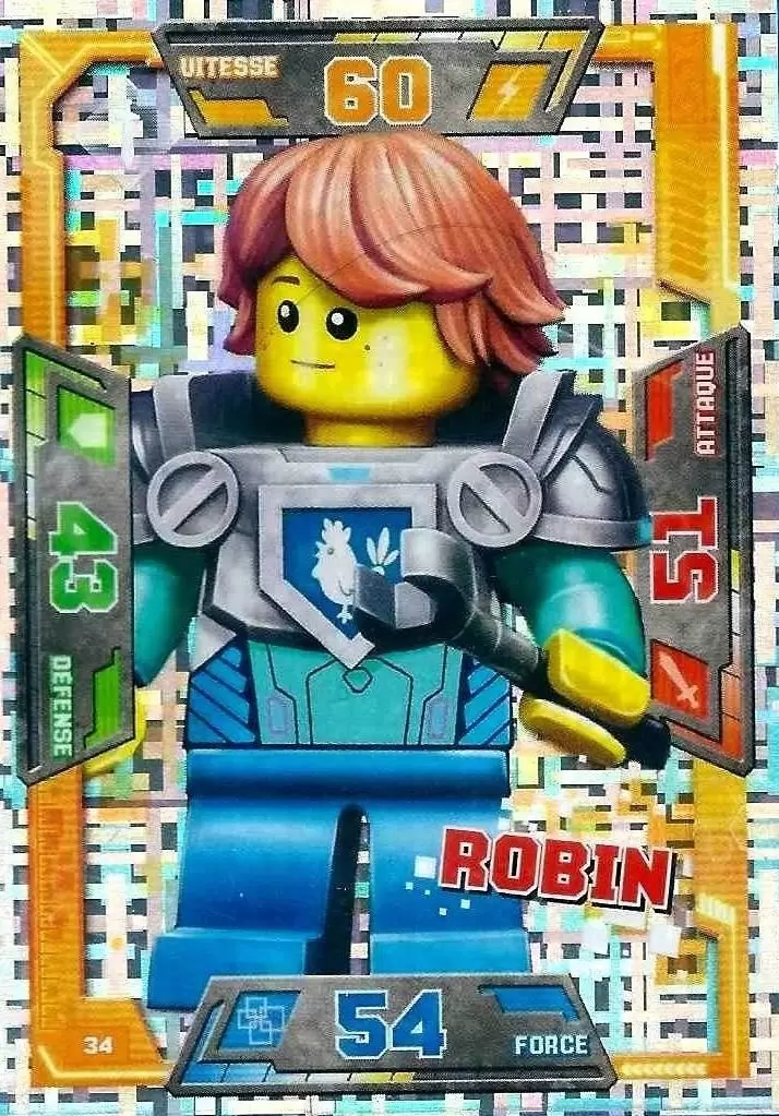 Cartes LEGO Nexo Knights - Robin