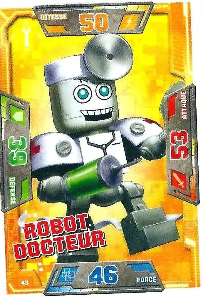 Cartes LEGO Nexo Knights - Robot Docteur