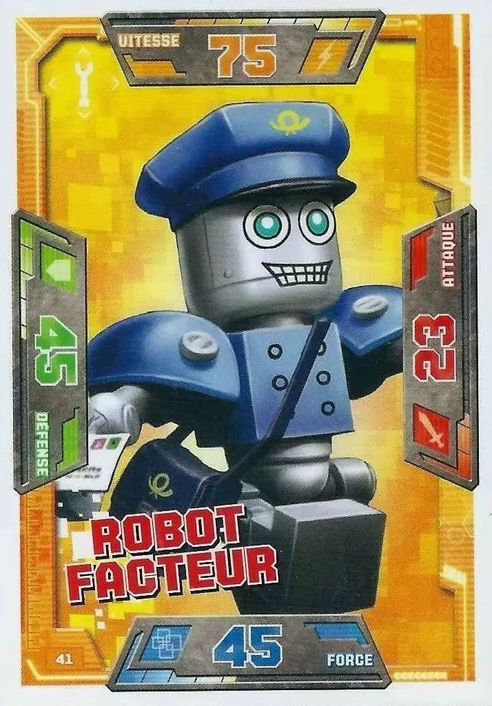 Cartes LEGO Nexo Knights - Robot Facteur