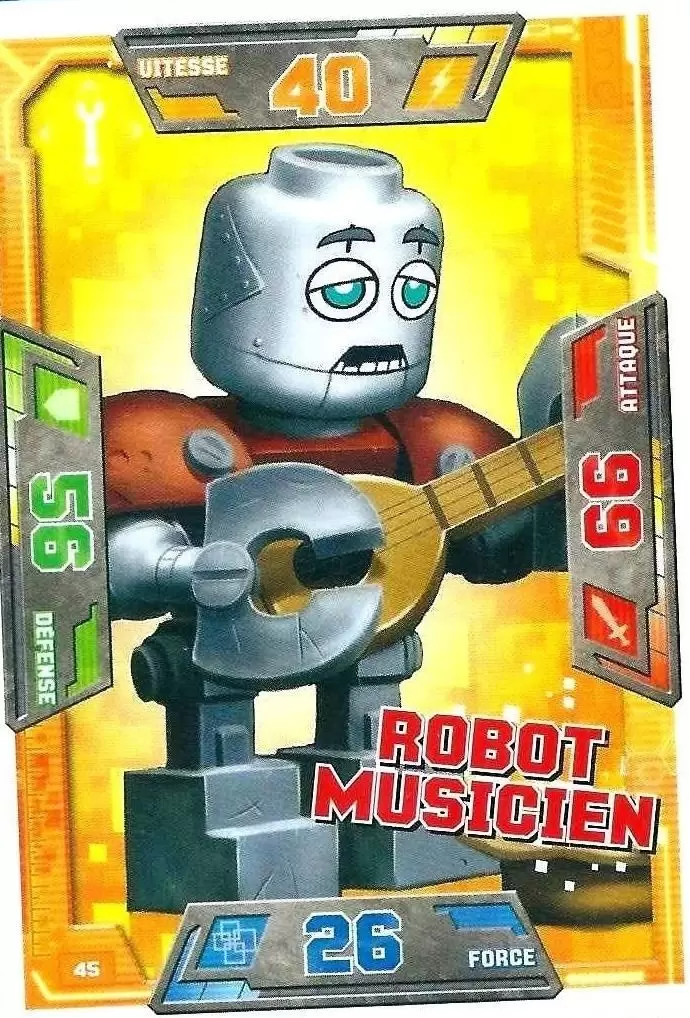 Cartes LEGO Nexo Knights - Robot Musicien