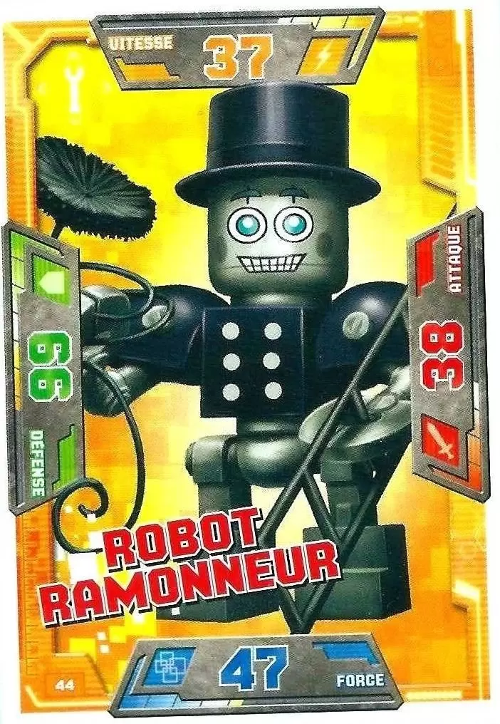 Cartes LEGO Nexo Knights - Robot Ramonneur