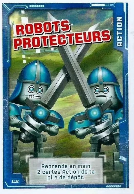 Cartes LEGO Nexo Knights - Robots Protecteurs