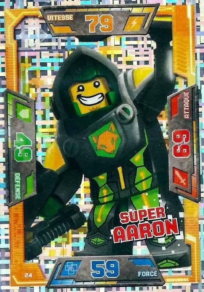 Cartes LEGO Nexo Knights - Super Aaron