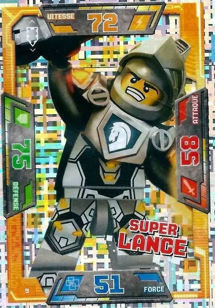 Cartes LEGO Nexo Knights - Super Lance