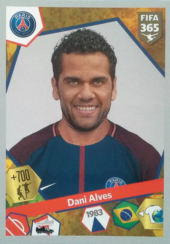 Fifa 365 2018 - Dani Alves - Paris Saint-Germain