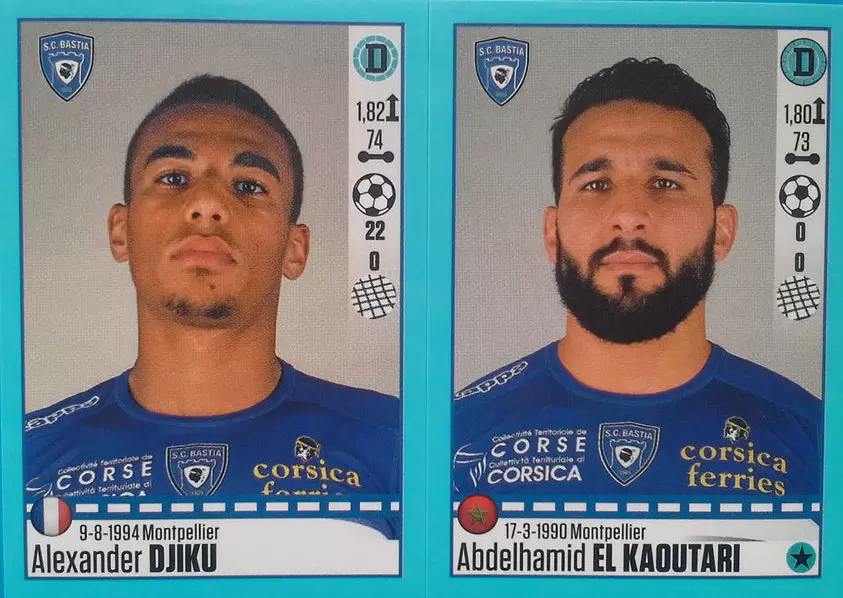 Foot 2016-17 - Alexander Djiku - Abdelhamid El Kaoutari - Bastia