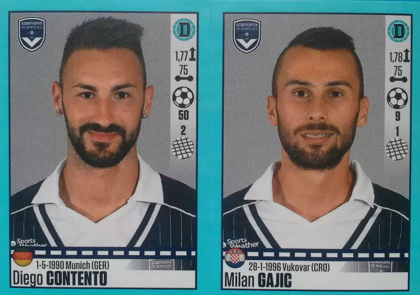 Foot 2016-17 - Diego Contento - Milan Gajic - Bordeaux