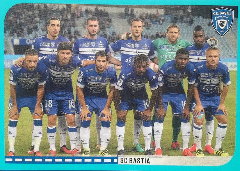 Foot 2016-17 - Équipe Bastia - Bastia
