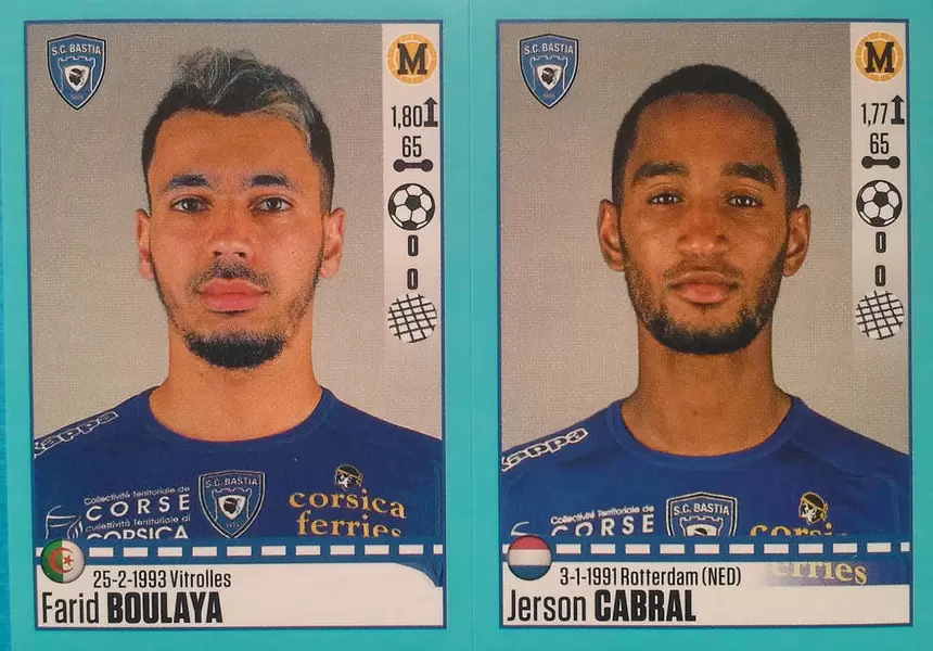 Foot 2016-17 - Farid Boulaya - Jerson Cabral - Bastia