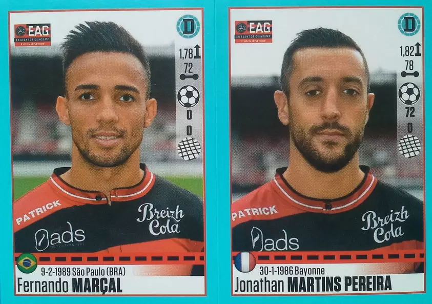 Foot 2016-17 - Fernando Marçal - Jonathan Martins Pereira - Guingamp