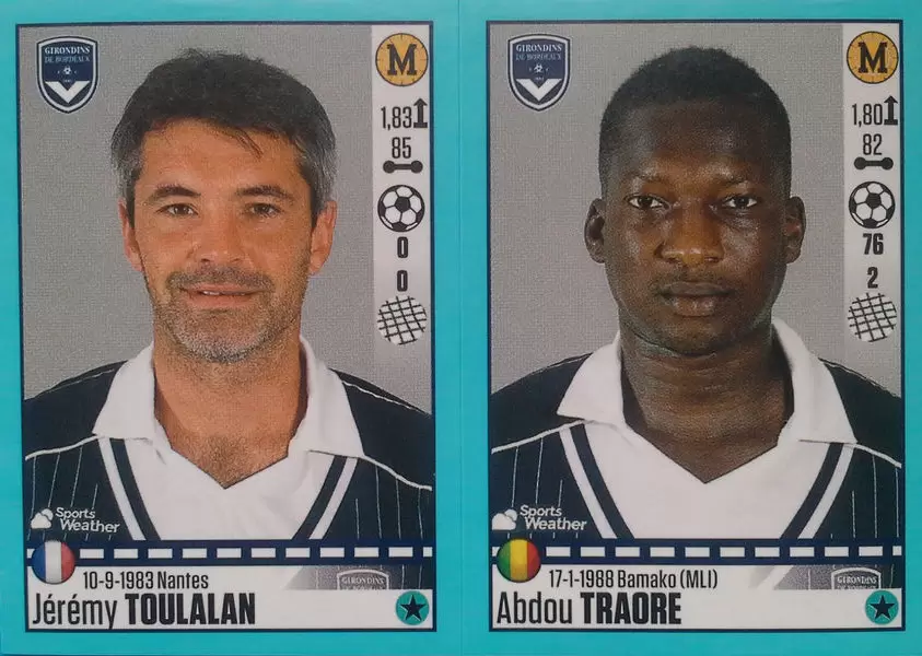 Foot 2016-17 - Jérémy Toulalan - Abdou Traore - Bordeaux