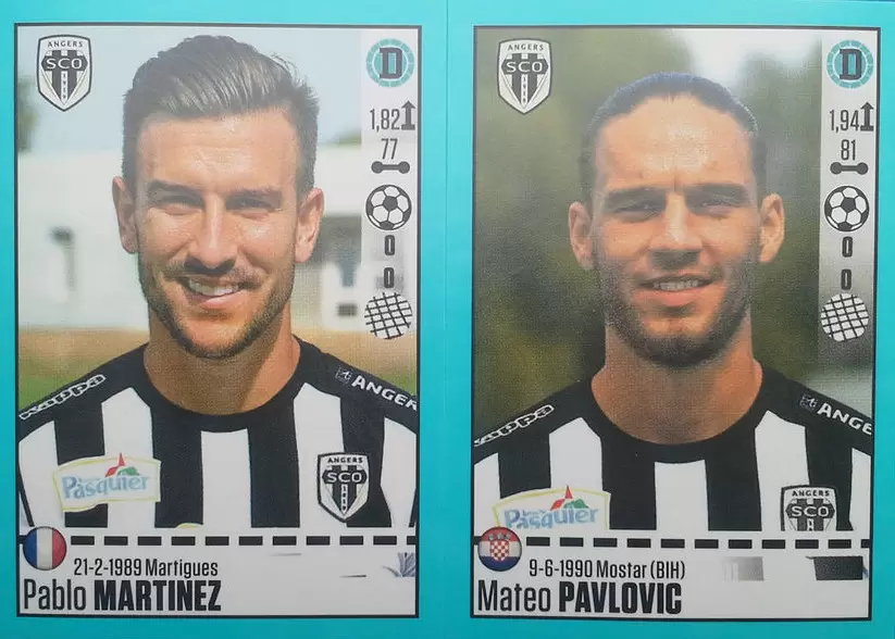 Foot 2016-17 - Pablo Martinez - Mateo Pavlovic - Angers