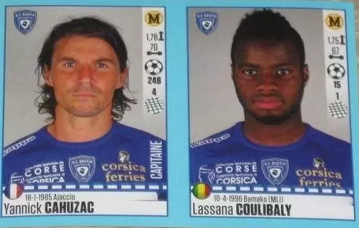 Foot 2016-17 - Yannick Cahuzac - Lassana Coulibaly - Bastia