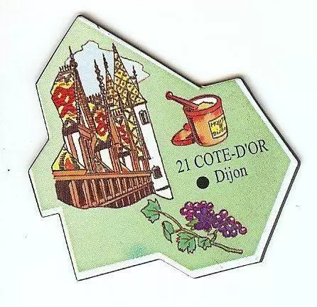 Magnets LE GAULOIS : Première édition - 21 - Côte-d\'Or
