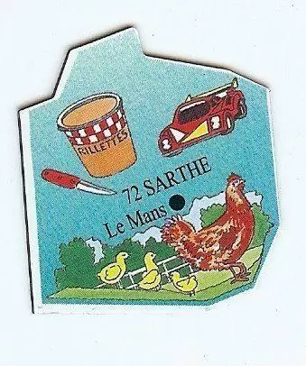 Magnets LE GAULOIS : Première édition - 72 - Sarthe