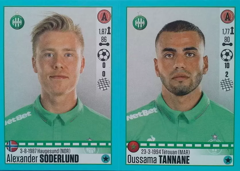 Foot 2016-17 - Alexander Soderlund - Oussama Tannane - Saint-Etienne